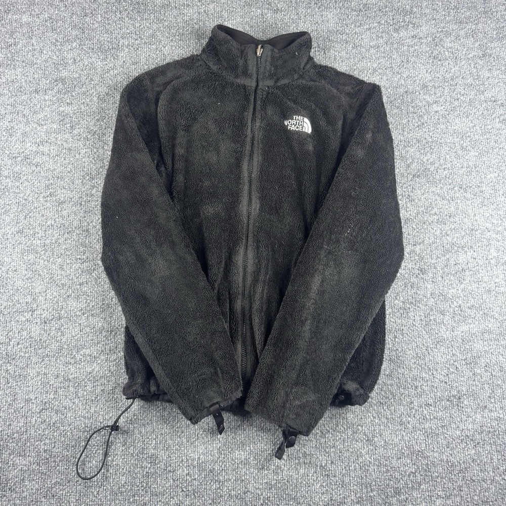 The North Face Jacket Womens S Black Pullover Full Zip Fleece Outdoors Hiking